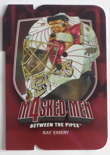 2011-12 In the Game Between the Pipes - Masked Men 4 - Ruby Die-Cut #MM-16 Ray Emery