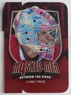 2011-12 In the Game Between the Pipes - Masked Men 4 - Ruby Die-Cut #MM-35 Carey Price
