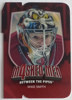 2011-12 In the Game Between the Pipes - Masked Men 4 - Ruby Die-Cut #MM-43 Mike Smith
