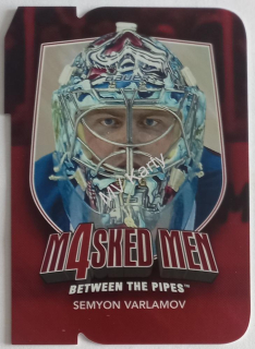 2011-12 In the Game Between the Pipes - Masked Men 4 - Ruby Die-Cut #MM-47 Semyon Varlamov