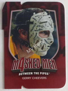 2011-12 In the Game Between the Pipes - Masked Men 4 - Ruby Die-Cut #MM-50 Gerry Cheevers