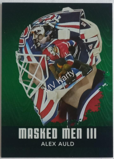 2010-11 In the Game Between the Pipes - Masked Men III - Emerald #MM-01 Alex Auld #/340