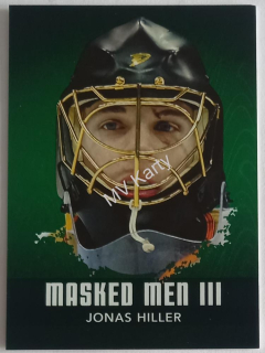 2010-11 In the Game Between the Pipes - Masked Men III - Emerald #MM-27 Jonas Hiller #/340