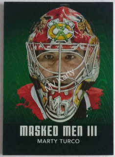 2010-11 In the Game Between the Pipes - Masked Men III - Emerald #MM-33 Marty Turco #/340