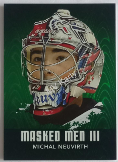 2010-11 In the Game Between the Pipes - Masked Men III - Emerald #MM-35 Michal Neuvirth #/340