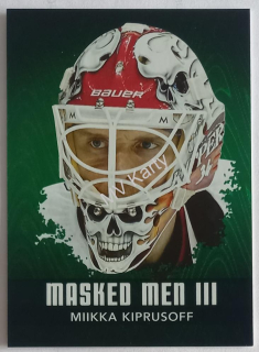 2010-11 In the Game Between the Pipes - Masked Men III - Emerald #MM-36 Miikka Kiprusoff #/340