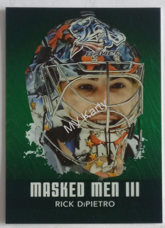 2010-11 In the Game Between the Pipes - Masked Men III - Emerald #MM-43 Rick DiPietro #/340