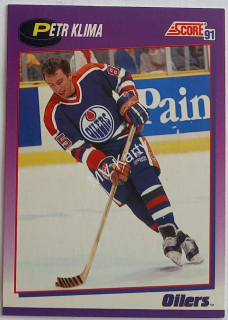 1991-92 Score American - [Base] #136 Petr Klima