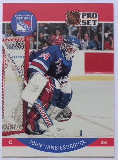 1990-91 Pro Set - [Base] #209.1 John Vanbiesbrouck