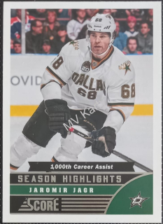 2013-14 Score - [Base] #587 Season Highlights - Jaromir Jagr