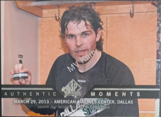2013-14 SP Authentic - [Base] #180 Authentic Moments - Jaromir Jagr