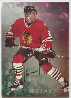 1998-99 In the Game Be A Player - [Base] - Silver Autographs #30 Eric Weinrich