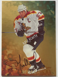 1998-99 In the Game Be A Player - [Base] - Gold Autographs #58 Scott Mellanby