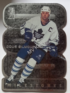 1998-99 In the Game Be A Player - Milestones #M19 Doug Gilmour
