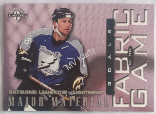 1997-98 Donruss Limited - Fabric of the Game #48 Daymond Langkow #/1,000