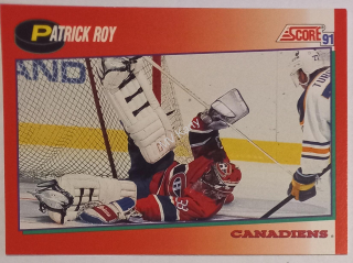 1991-92 Score - [Base] - Canadian English #75 Patrick Roy