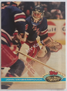 1991-92 Topps Stadium Club - [Base] #323 John Vanbiesbrouck 