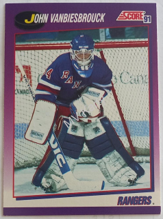 1991-92 Score American - [Base] #10 John Vanbiesbrouck 