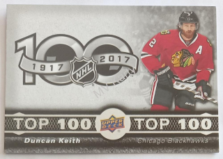 2017-18 Upper Deck Tim Hortons Collector's Series - Top 100 #TOP-6 Duncan Keith