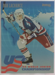 1993-94 Donruss - USA World Junior Championship #USA 12 Bob Lachance