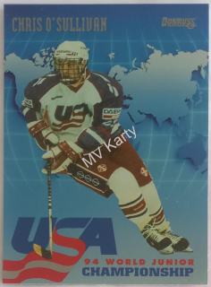 1993-94 Donruss - USA World Junior Championship #USA 15 Chris O'Sullivan