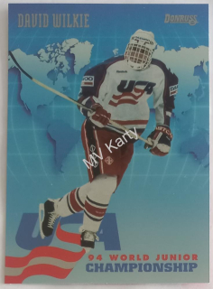 1993-94 Donruss - USA World Junior Championship #USA 22 David Wilkie