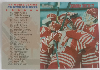 1993-94 Donruss - USA World Junior Championship #_NoN Checklist