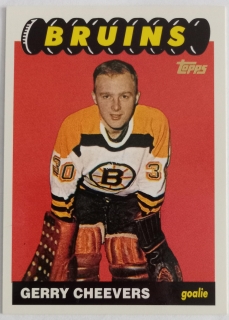 2001-02 Topps - Rookie Reprints #31 Gerry Cheevers