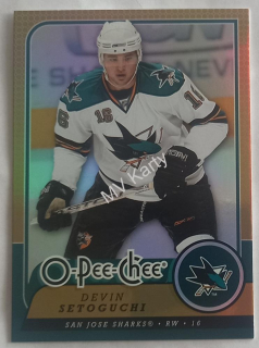 2008-09 O-Pee-Chee - [Base] - Rainbow Foil #96 Devin Setoguchi