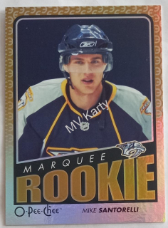 2009-10 O-Pee-Chee - [Base] - Foil Rainbow #516  Marquee Rookies - Mike Santorelli
