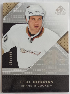 2007-08 SP Game Used Edition - [Base] #190  Authentic Rookies - Kent Huskins #/999