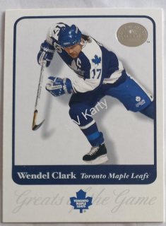 2001-02 Fleer Greats of the Game - [Base] #34 Wendel Clark
