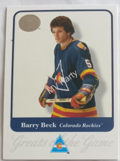 2001-02 Fleer Greats of the Game - [Base] #15 Barry Beck
