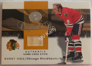 2001-02 Fleer Greats of the Game - Original Six Game-Used Stick #_BOHU Bobby Hull