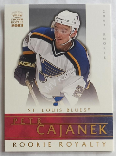 2002-03 Pacific Crown Royale - Rookie Royalty #18 Petr Cajanek