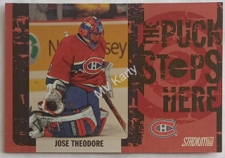 2002-03 Topps Stadium Club - The Puck Stops Here #PSH4 Jose Theodore