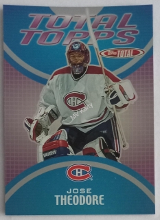 2002-03 Topps Total - Total Topps #TT4 Jose Theodore