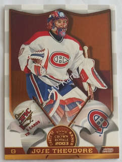 2002-03 Pacific Crown Royale - Coats of Armor #5 Jose Theodore
