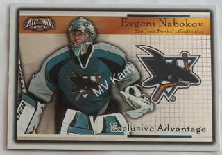 2002-03 Pacific Exclusive - Exclusive Advantage #14 Evgeni Nabokov
