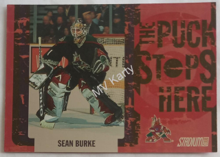 2002-03 Topps Stadium Club - The Puck Stops Here #PSH11 Sean Burke