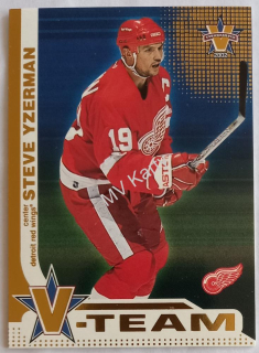 2001-02 Pacific Vanguard - V-Team #14 Steve Yzerman
