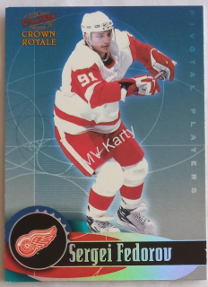 1998-99 Pacific Crown Royale - Pivotal Players #8 Sergei Fedorov