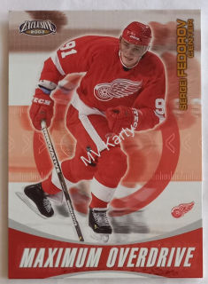 2002-03 Pacific Exclusive - Maximum Overdrive #9 Sergei Fedorov