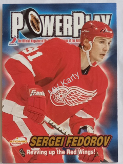 2001-02 Pacific Atomic - Power Play #12 Sergei Fedorov