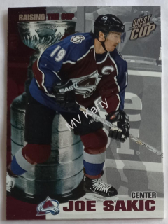 2002-03 Pacific Quest for the Cup - Raising the Cup #3 Joe Sakic