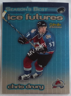 1999-00 O-Pee-Chee Chrome - Season's Best Ice Futures #IF2 Chris Drury