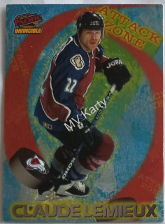 1997-98 Pacific Invincible - Attack Zone #6 Claude Lemieux