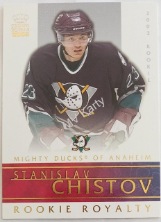 2002-03 Pacific Crown Royale - Rookie Royalty #1 Stanislav Chistov