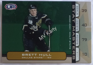2001-02 Pacific Heads Up - Stat Masters #5 Brett Hull
