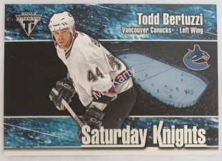 2002-03 Pacific Private Stock Titanium - Saturday Knights #10 Todd Bertuzzi